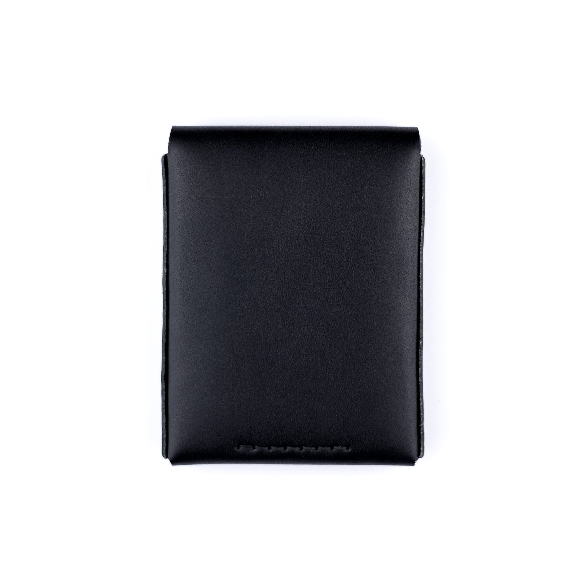 The Huckleberry Tall Leather Notebook Wallet – Black
