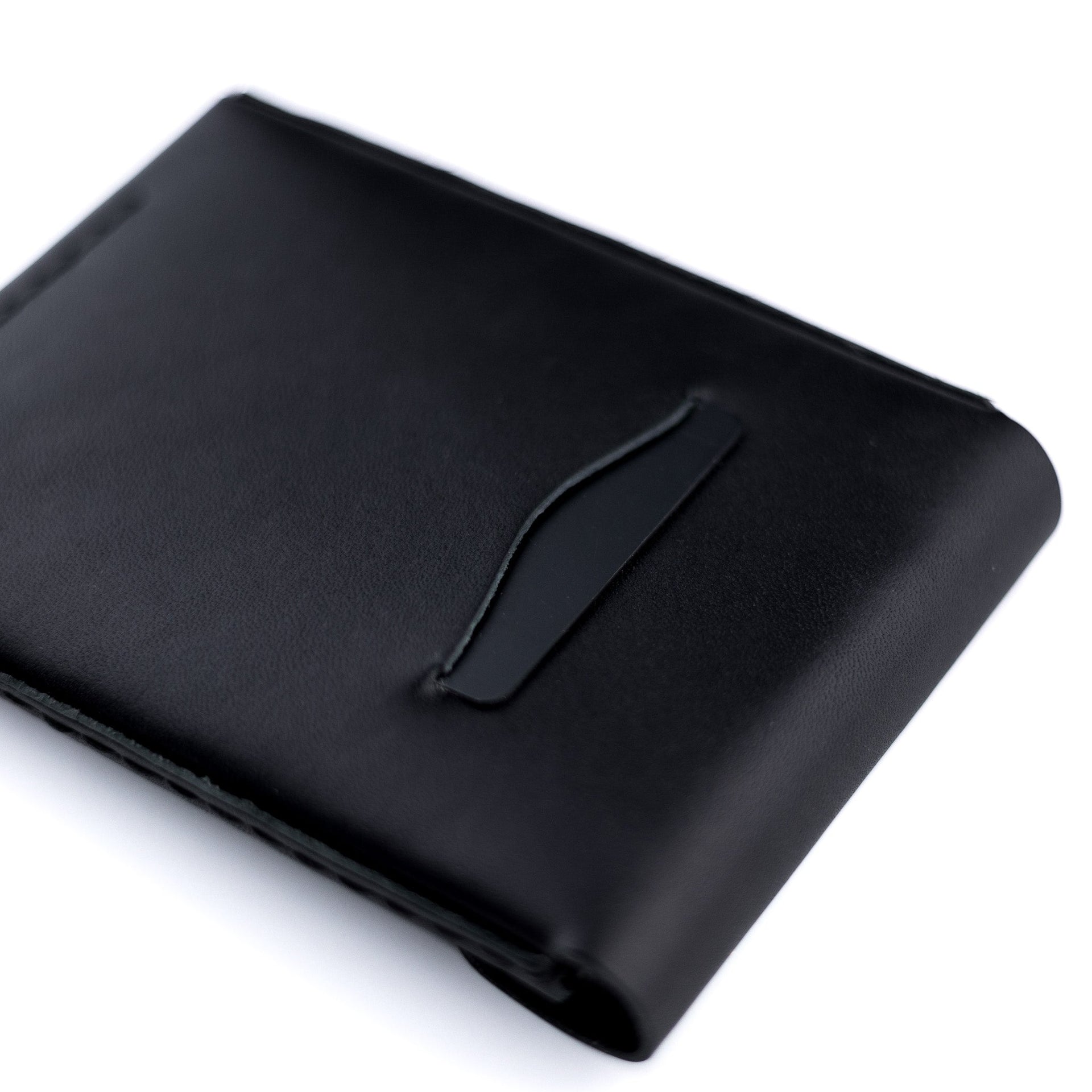 The Huckleberry Tall Leather Notebook Wallet – Black