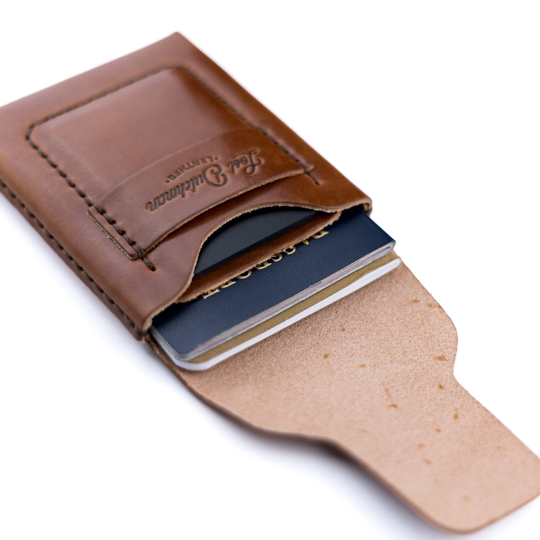 The Huckleberry Tall Notebook & Passport Wallet - Brown