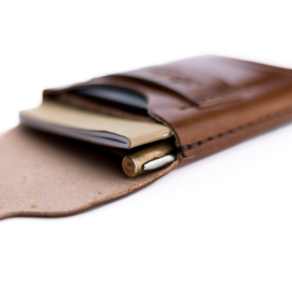 The Huckleberry Tall Notebook & Passport Wallet - Brown