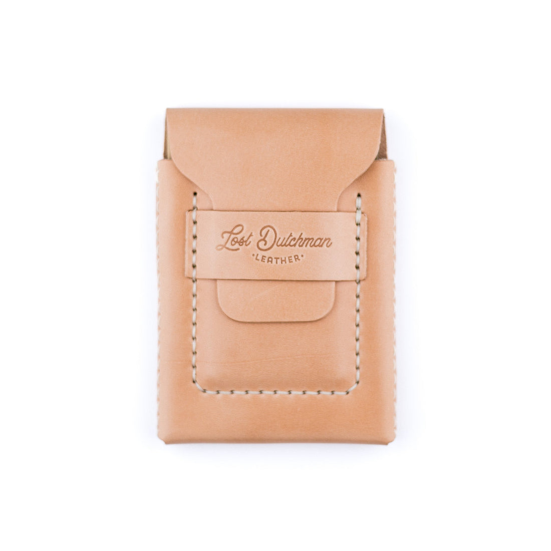 The Huckleberry Tall Notebook Wallet in Russet Leather