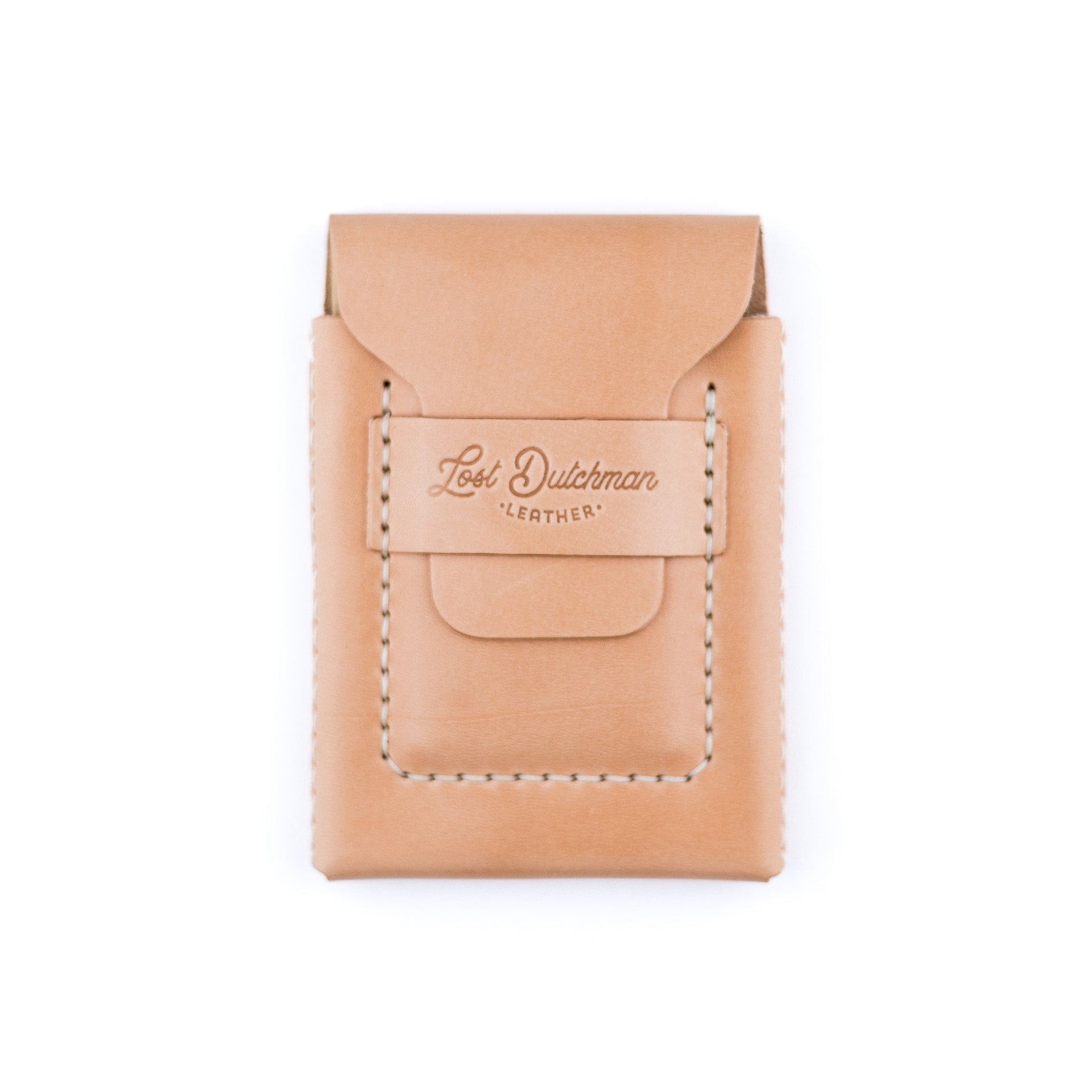 The Huckleberry Tall Notebook Wallet in Russet Leather