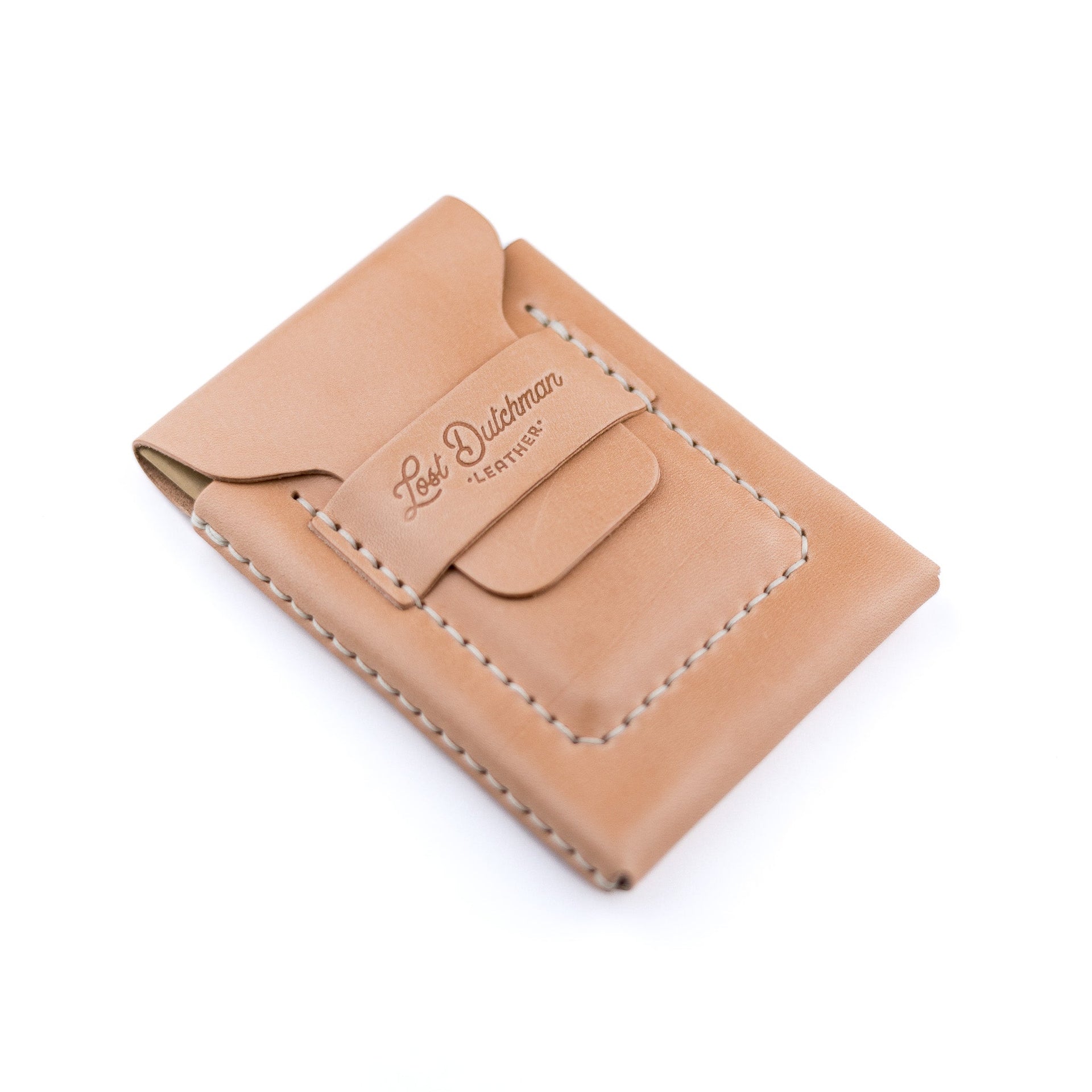 The Huckleberry Tall Notebook Wallet in Russet Leather