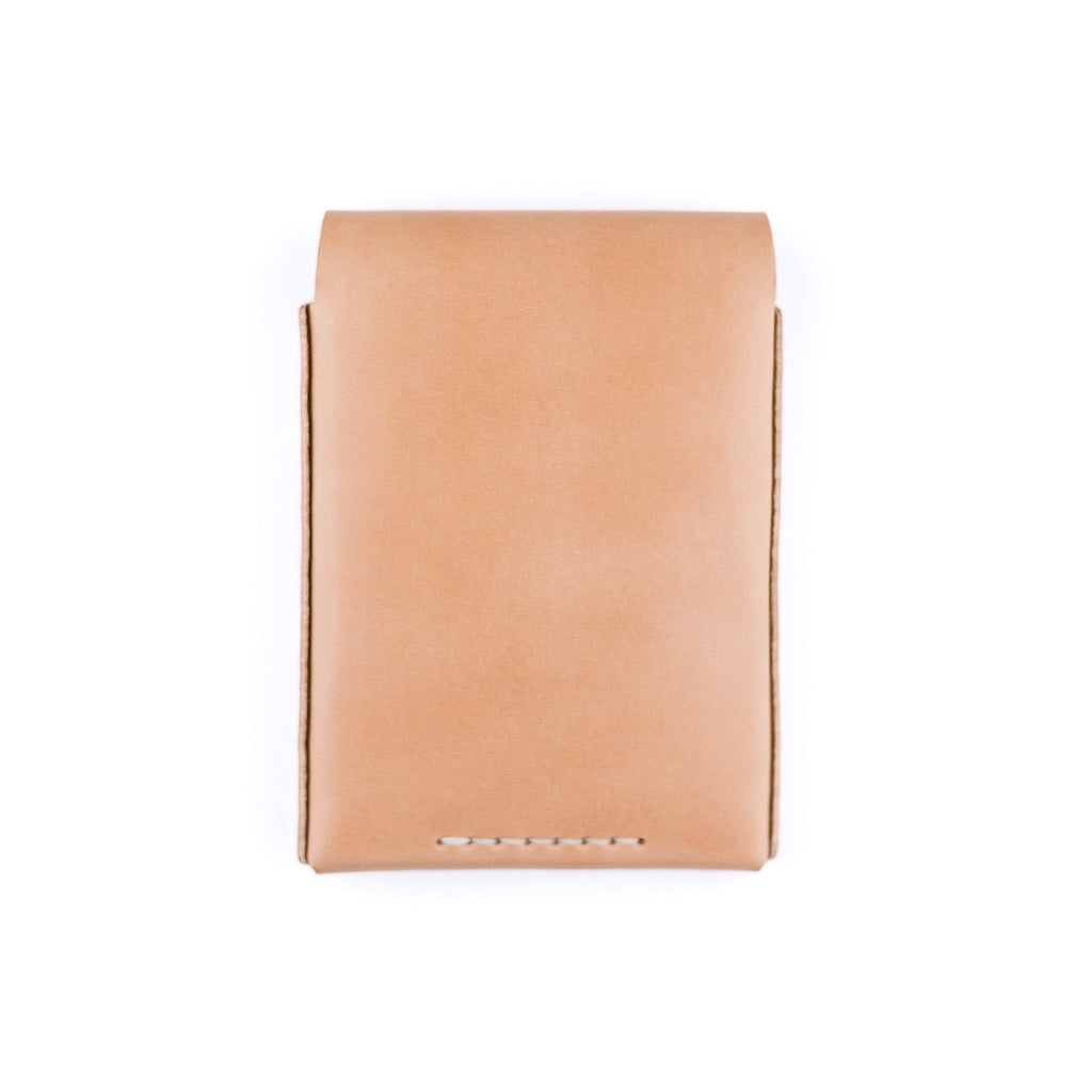 The Huckleberry Tall Notebook Wallet in Russet Leather