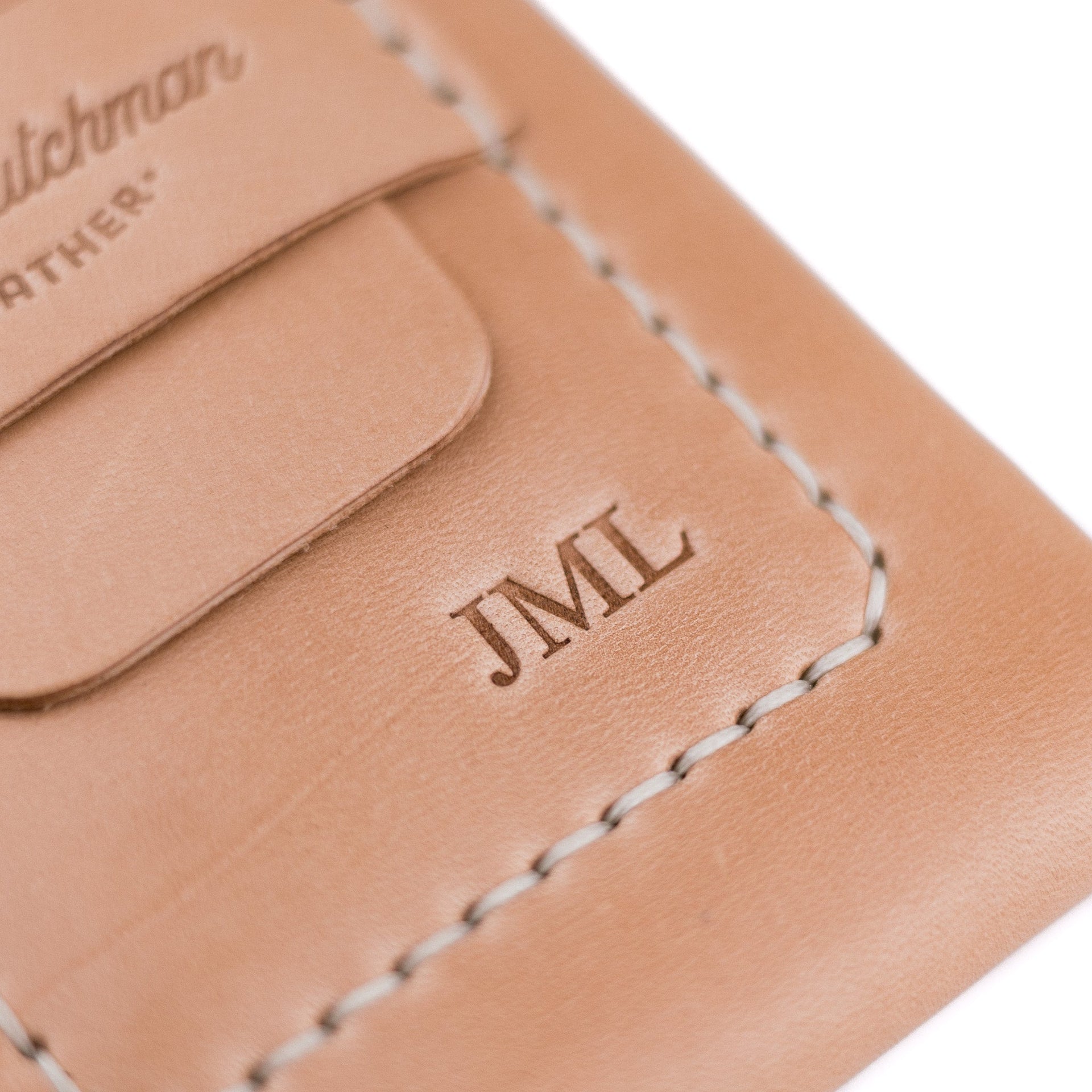The Huckleberry Tall Notebook Wallet in Russet Leather