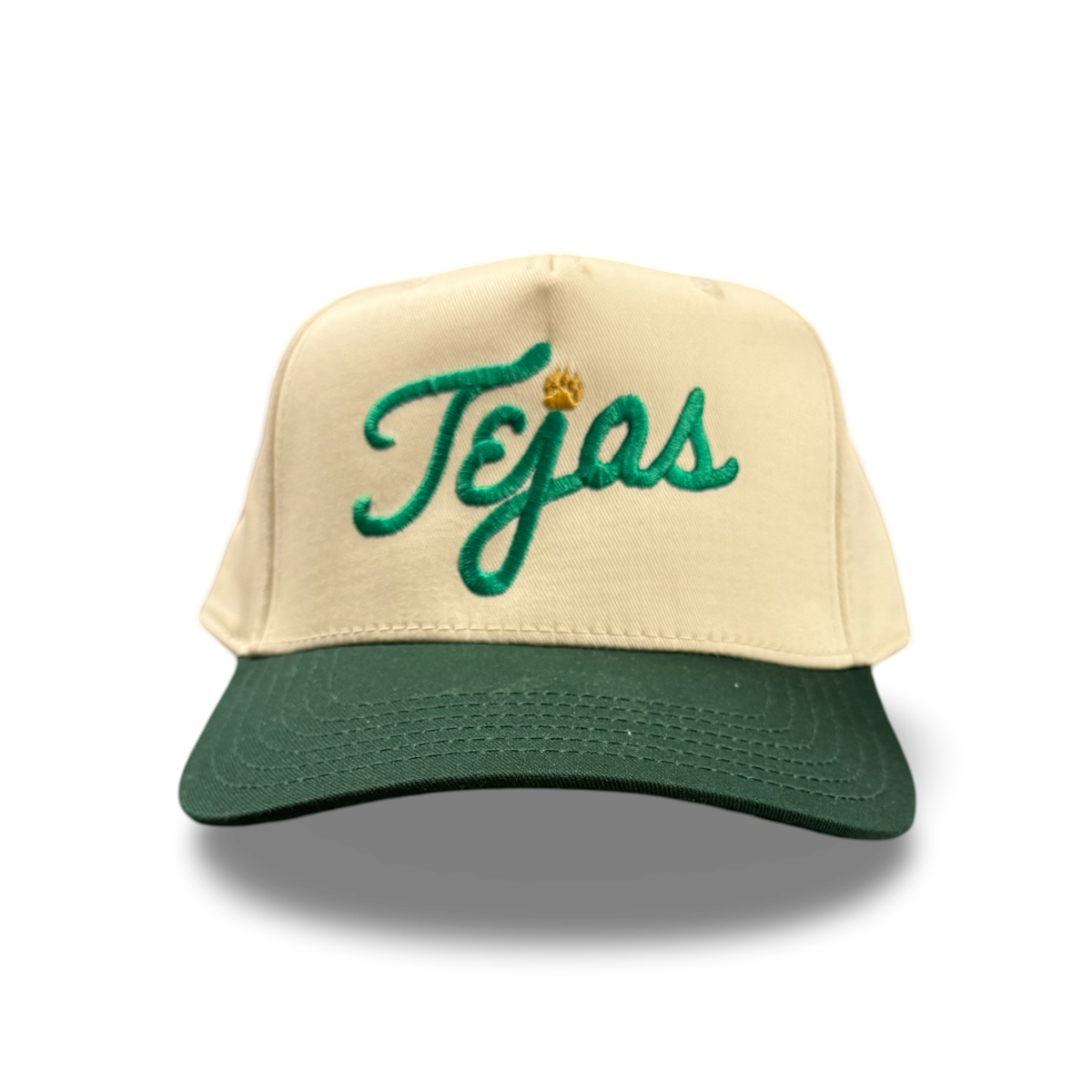 El Tejas A-Frame Snapback Hat - Two-Tone Cream & Multi Baseball Cap
