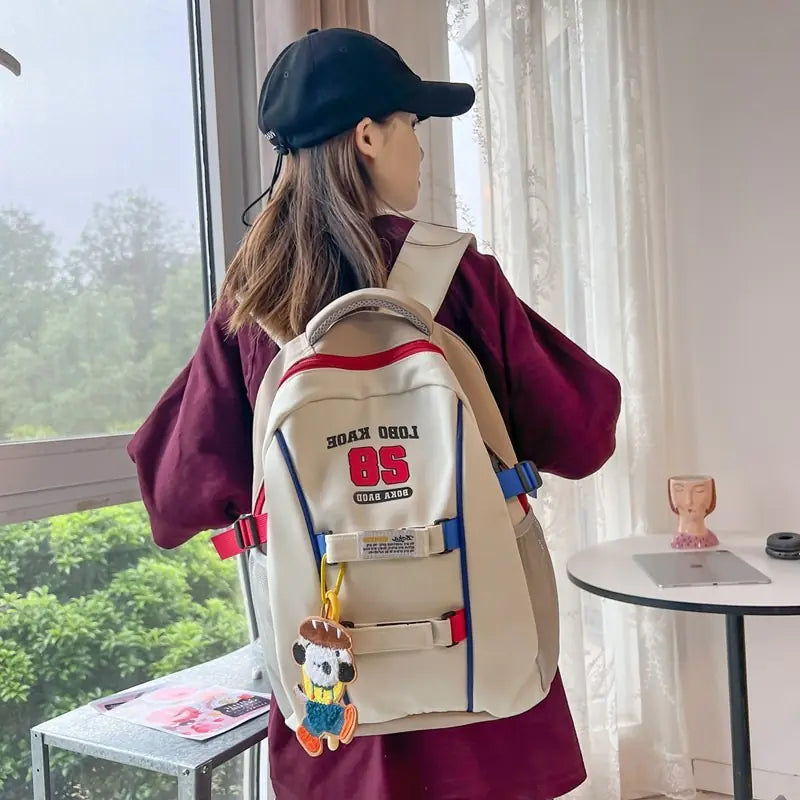 Women's Large-Capacity Canvas Backpack 36-55L