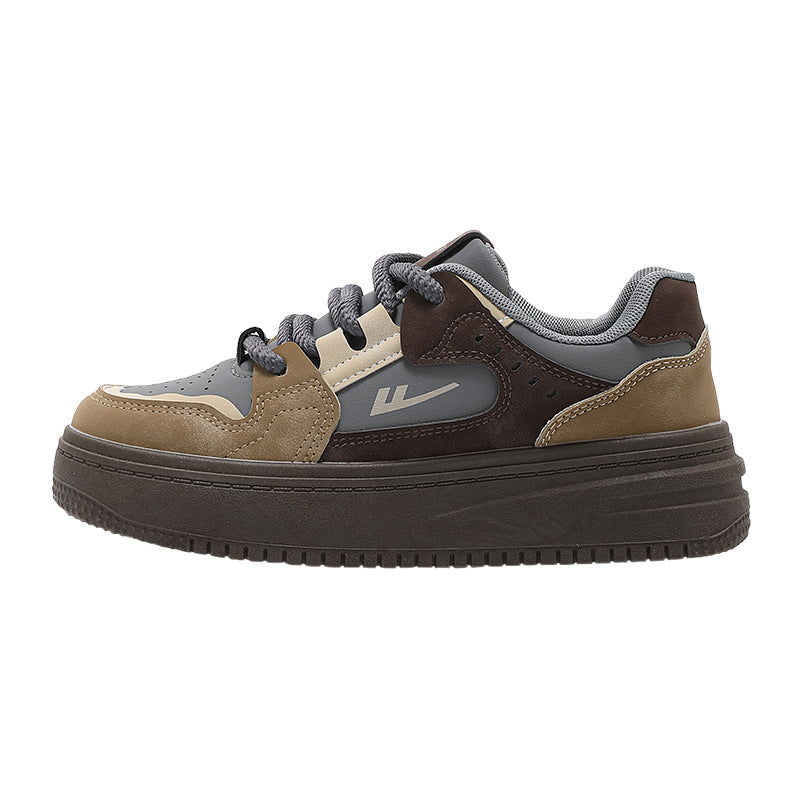 Women's Color Block Platform Sneakers with Chunky Soles - Image 4