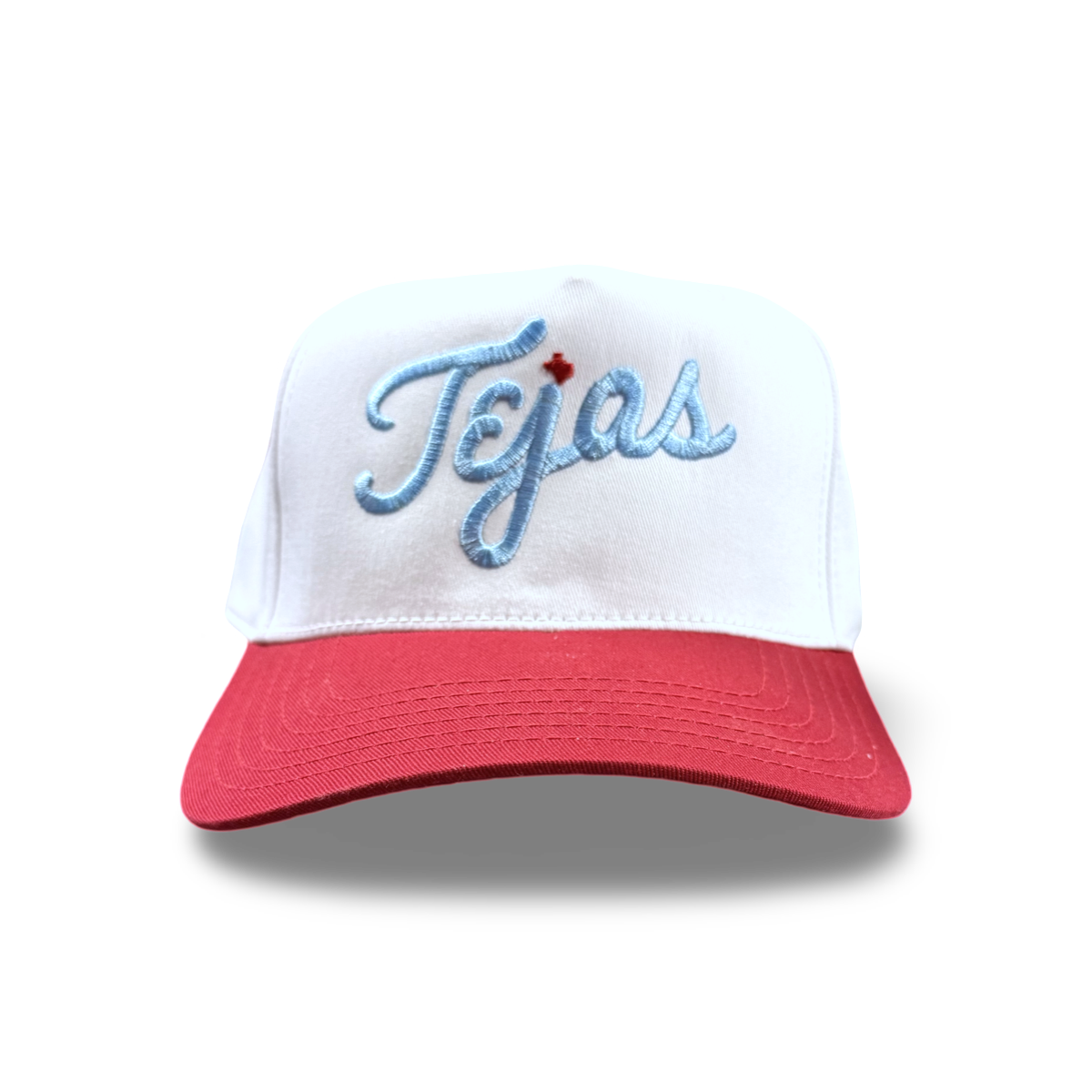 El Tejas A-Frame Snapback Hat - Two-Tone Cream & Multi Baseball Cap