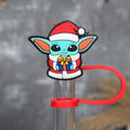 Christmas Green Guy Straw Topper