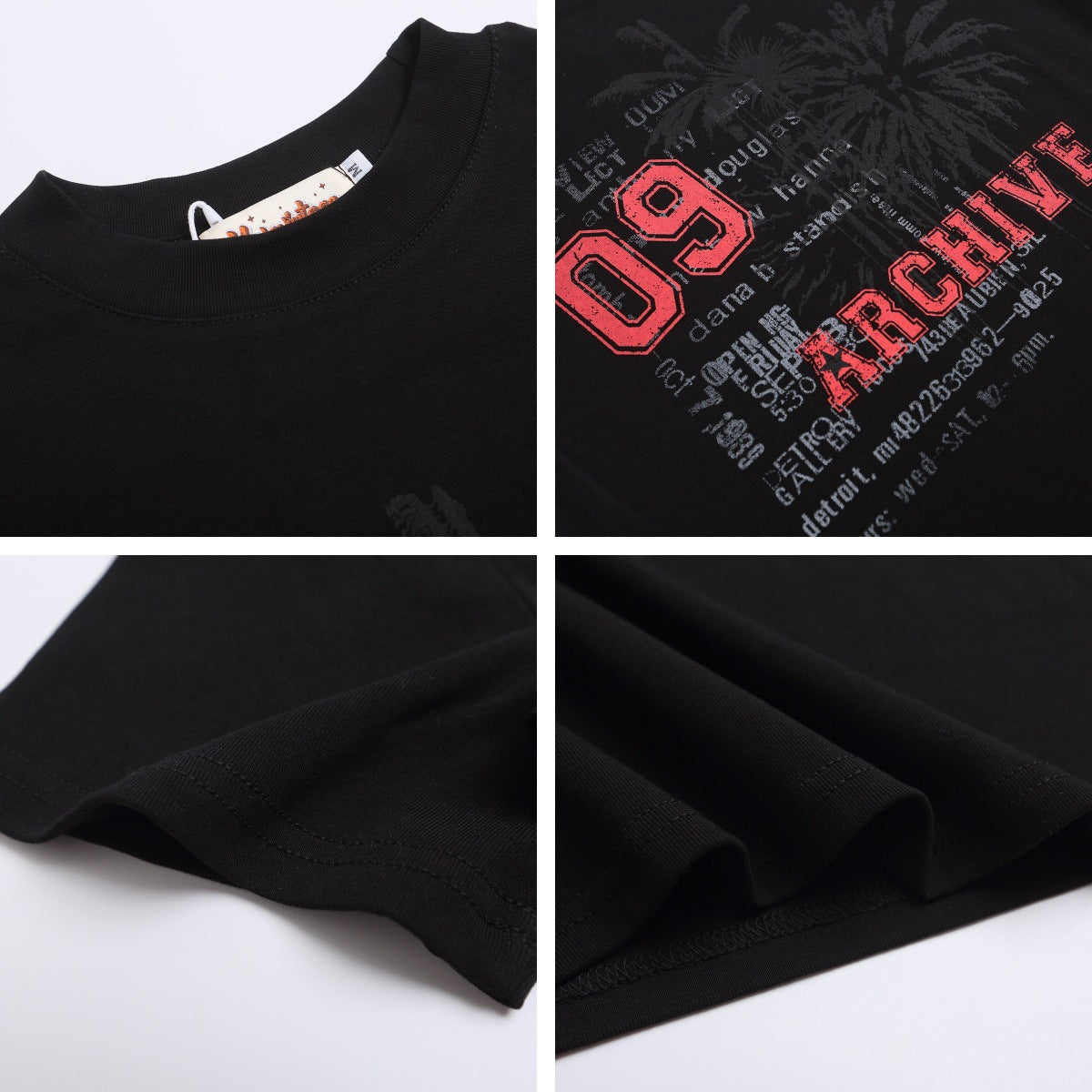 Women's Palm Tree Archive Graphic Short Sleeve T-Shirt - Image 4