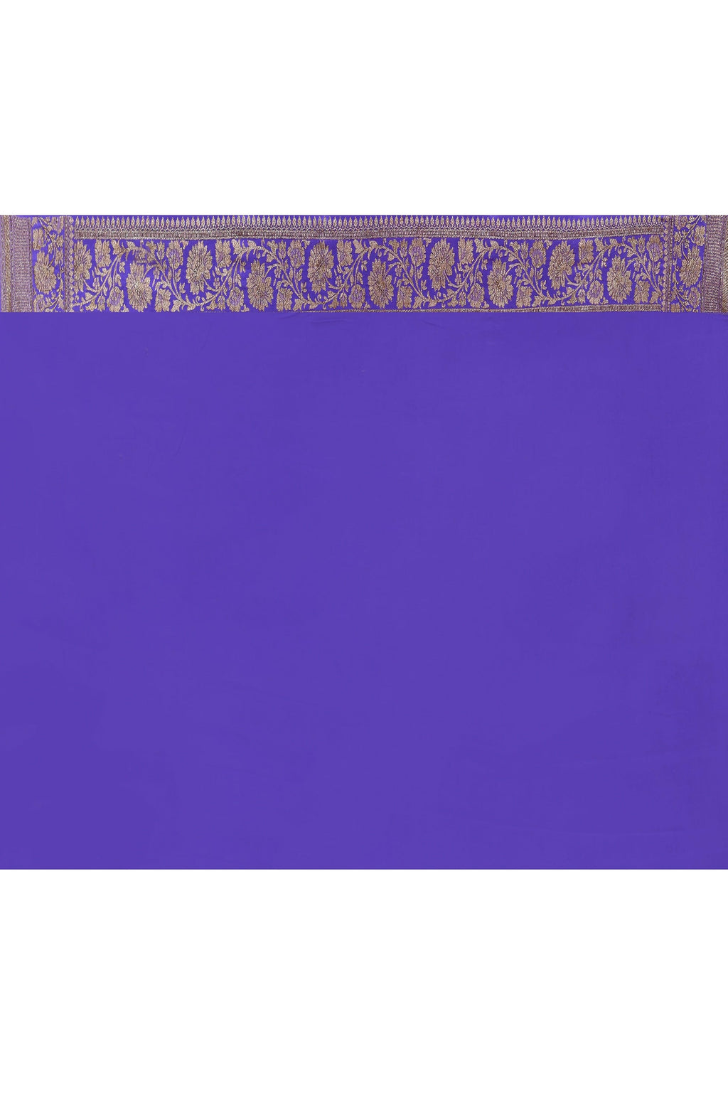 Lavender Crepe Chiffon Banarasi Silk Saree - Pure Handloom