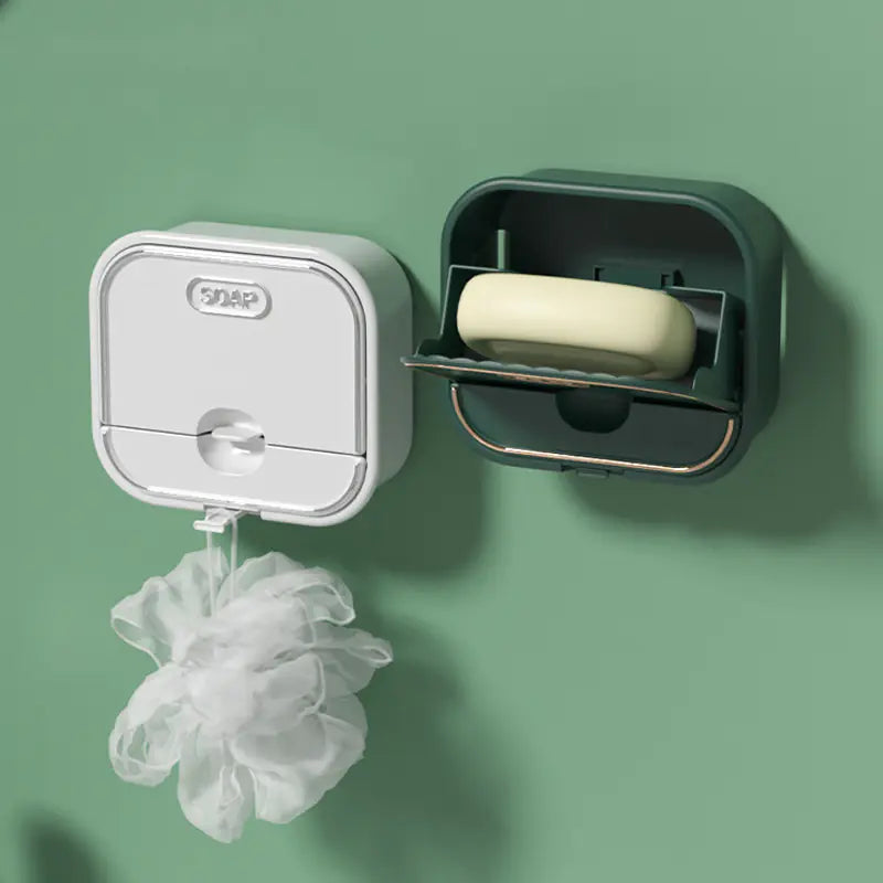 Wall-mounted Multifunctional Soap Box Bathroom Accessory