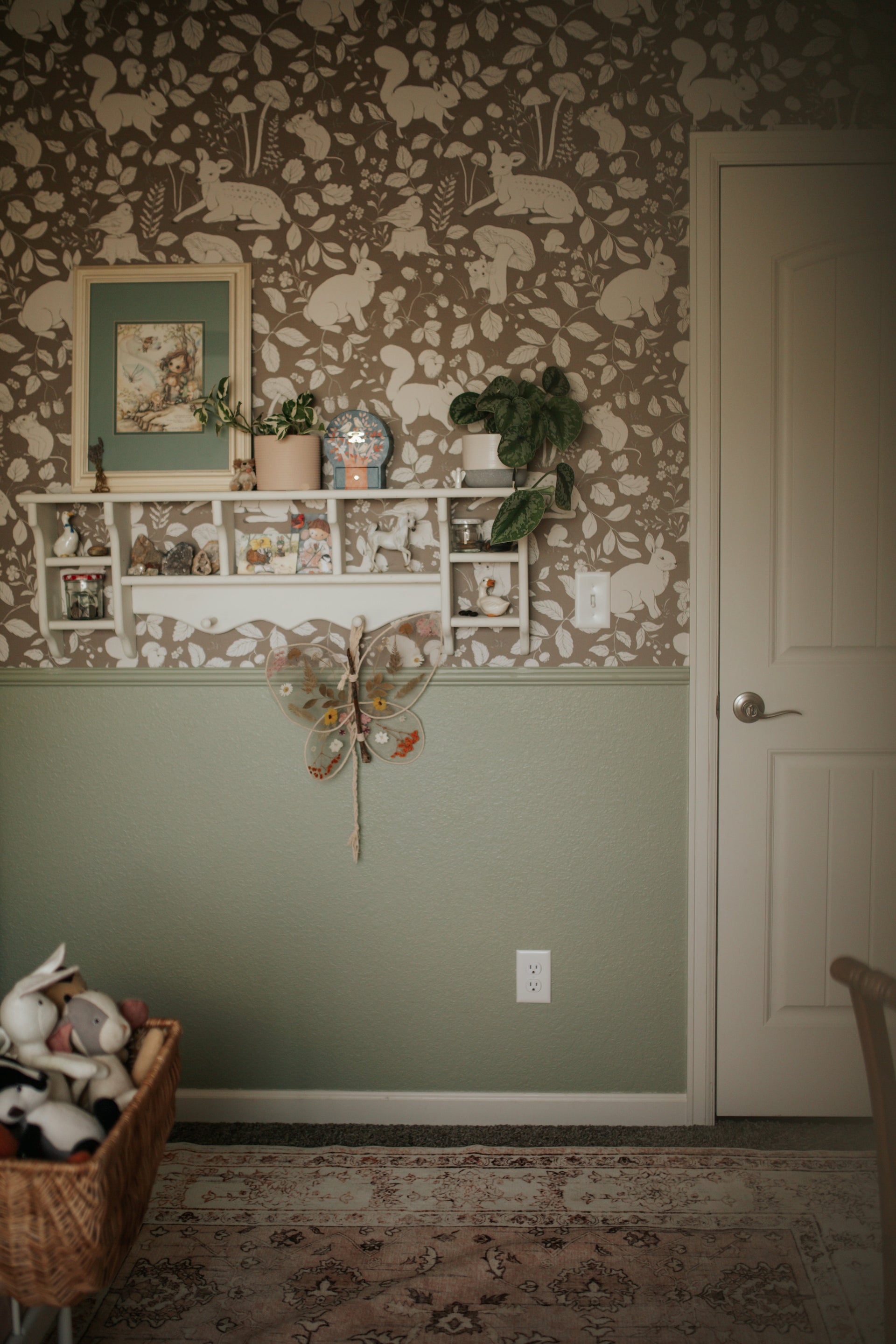 Finch Peel and Stick Removable Wallpaper by Daphne and Sage