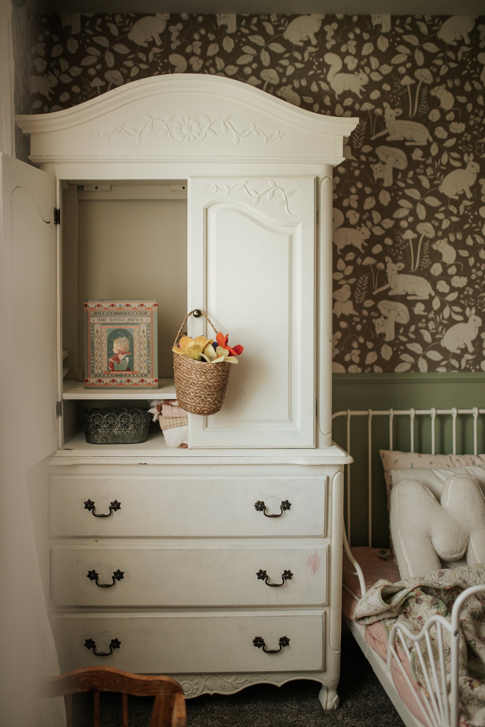 Finch Peel and Stick Removable Wallpaper by Daphne and Sage