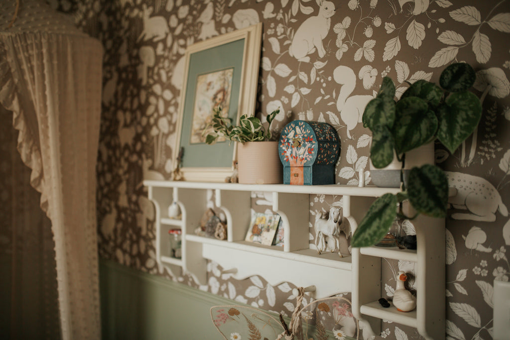 Finch Peel and Stick Removable Wallpaper by Daphne and Sage