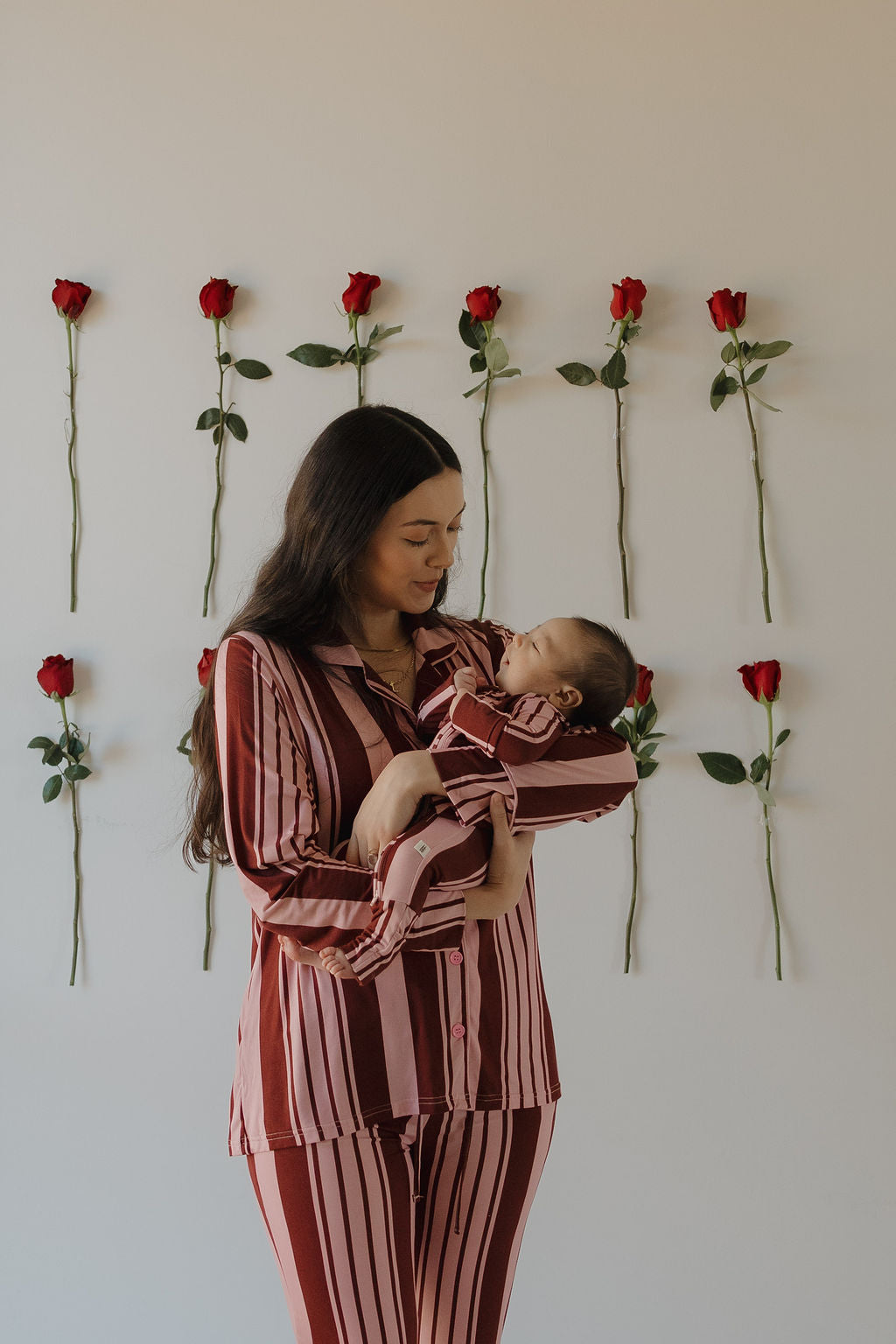 Bamboo Zip Pajamas | Sweetheart Stripes