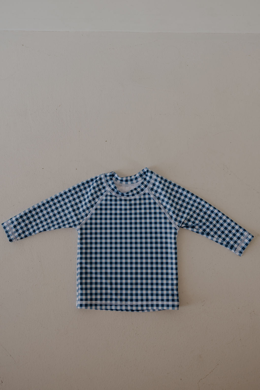 Child Rash Guard | Blue Gingham