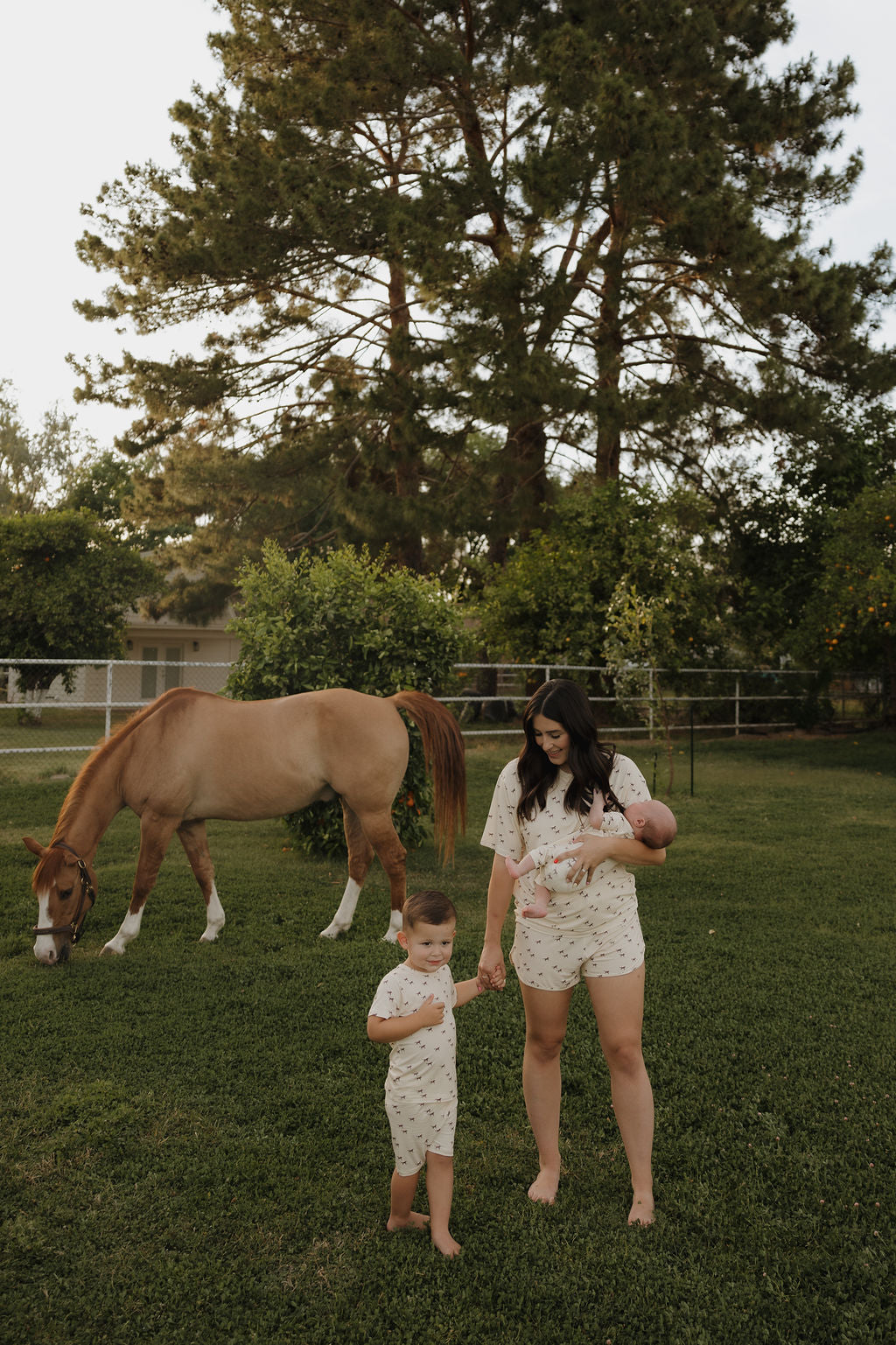 Wild Horses Bamboo Short Set for Kids - Image 8