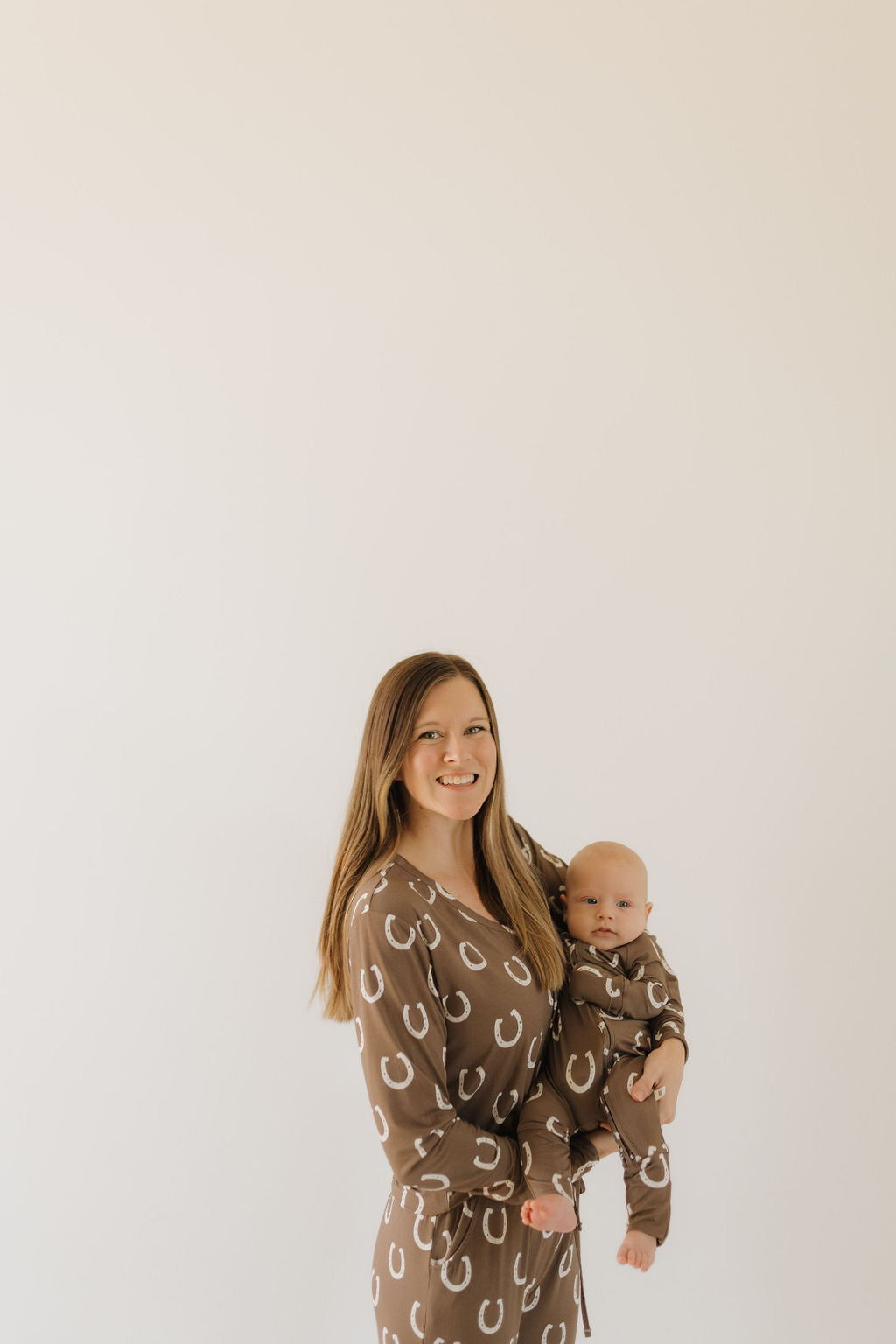 Women's Long Sleeve Bamboo Pajama Set Giddy Up