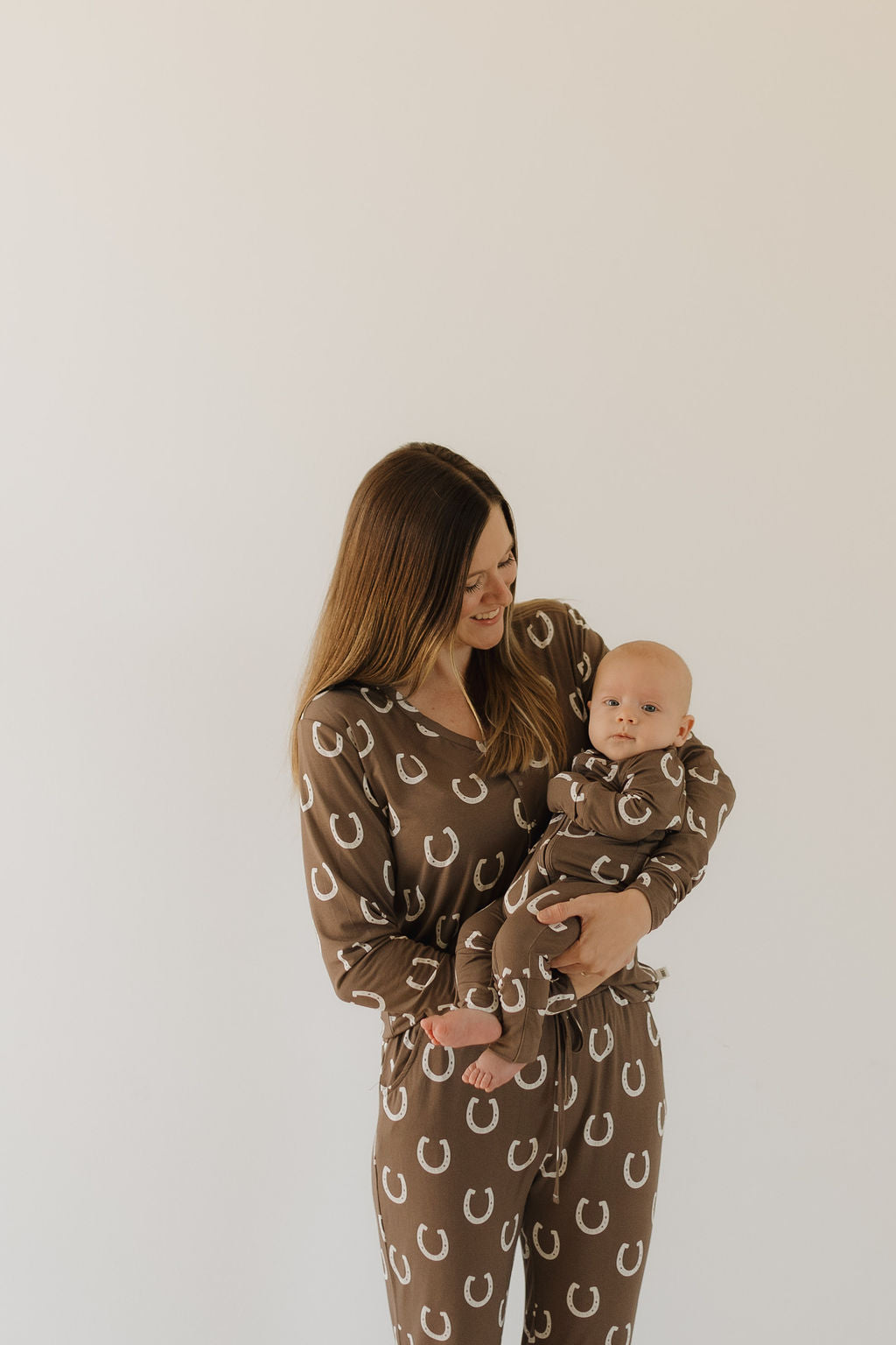 Women's Long Sleeve Bamboo Pajama Set Giddy Up
