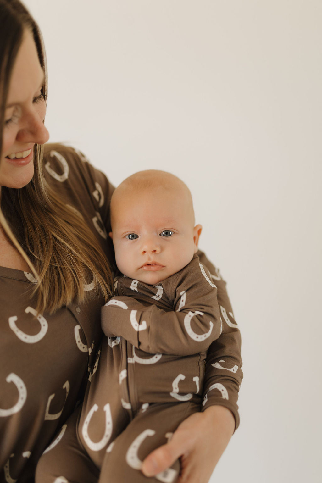 Women's Long Sleeve Bamboo Pajama Set Giddy Up