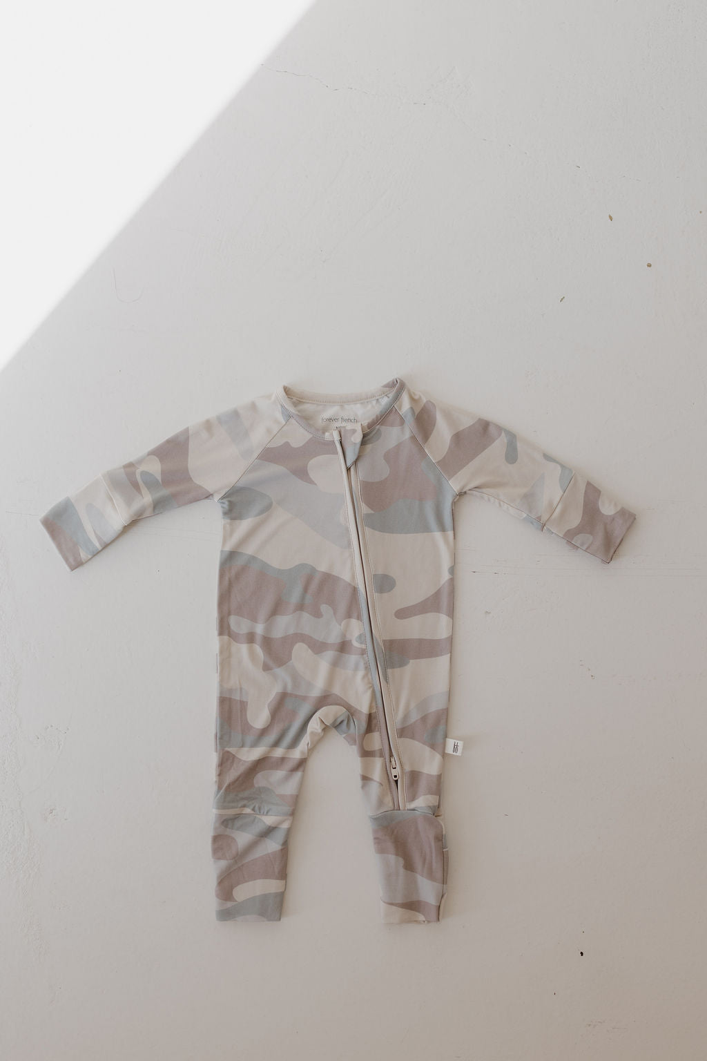 Bamboo Zip Pajamas | Camo