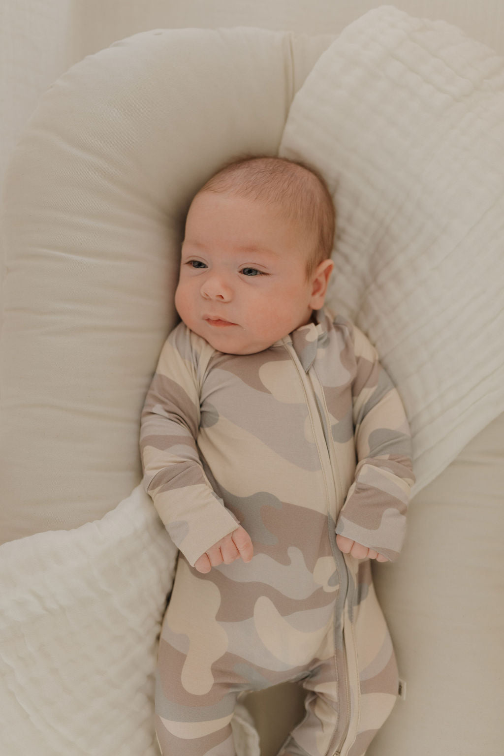 Bamboo Zip Pajamas | Camo