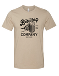 Men wearing a Brewing Company Craft Lager graphic t-shirt in 100% cotton with a classic fit.