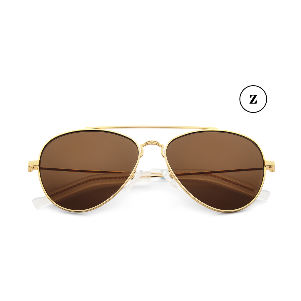 Denali No. 1 Aviator Sunglasses in Whisky