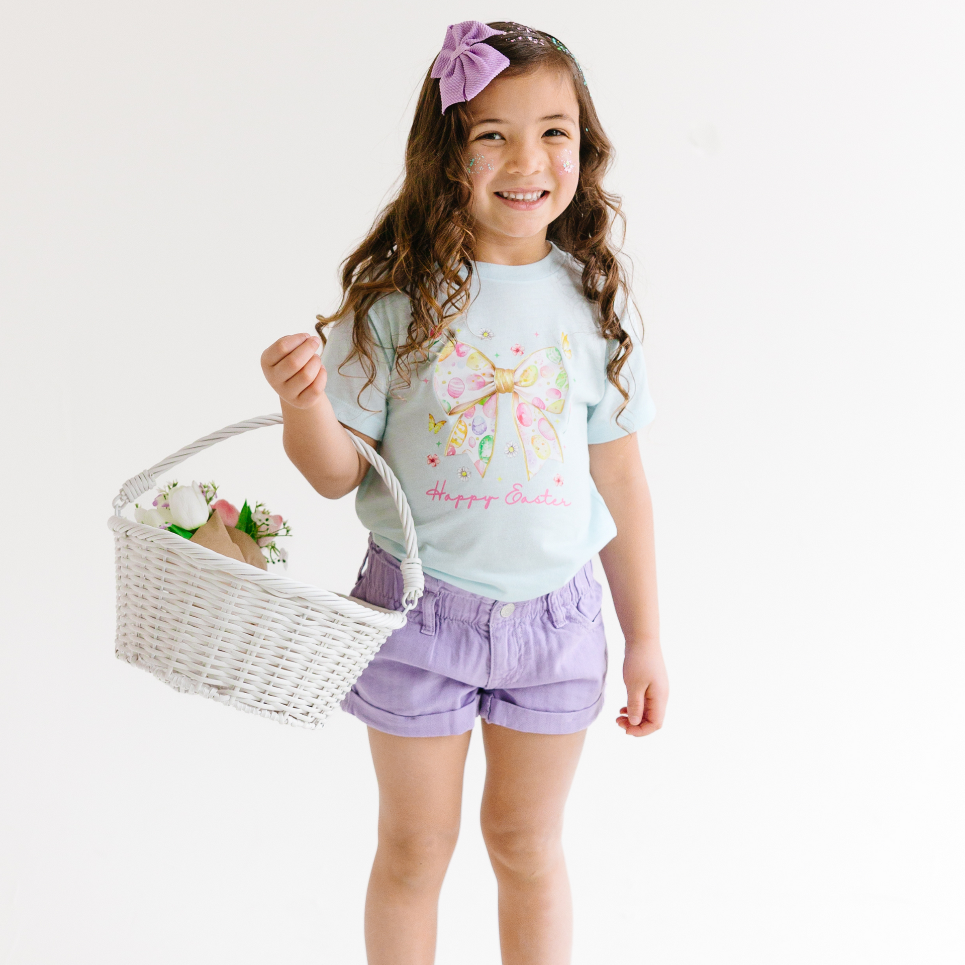 Happy Easter Coquette Bow