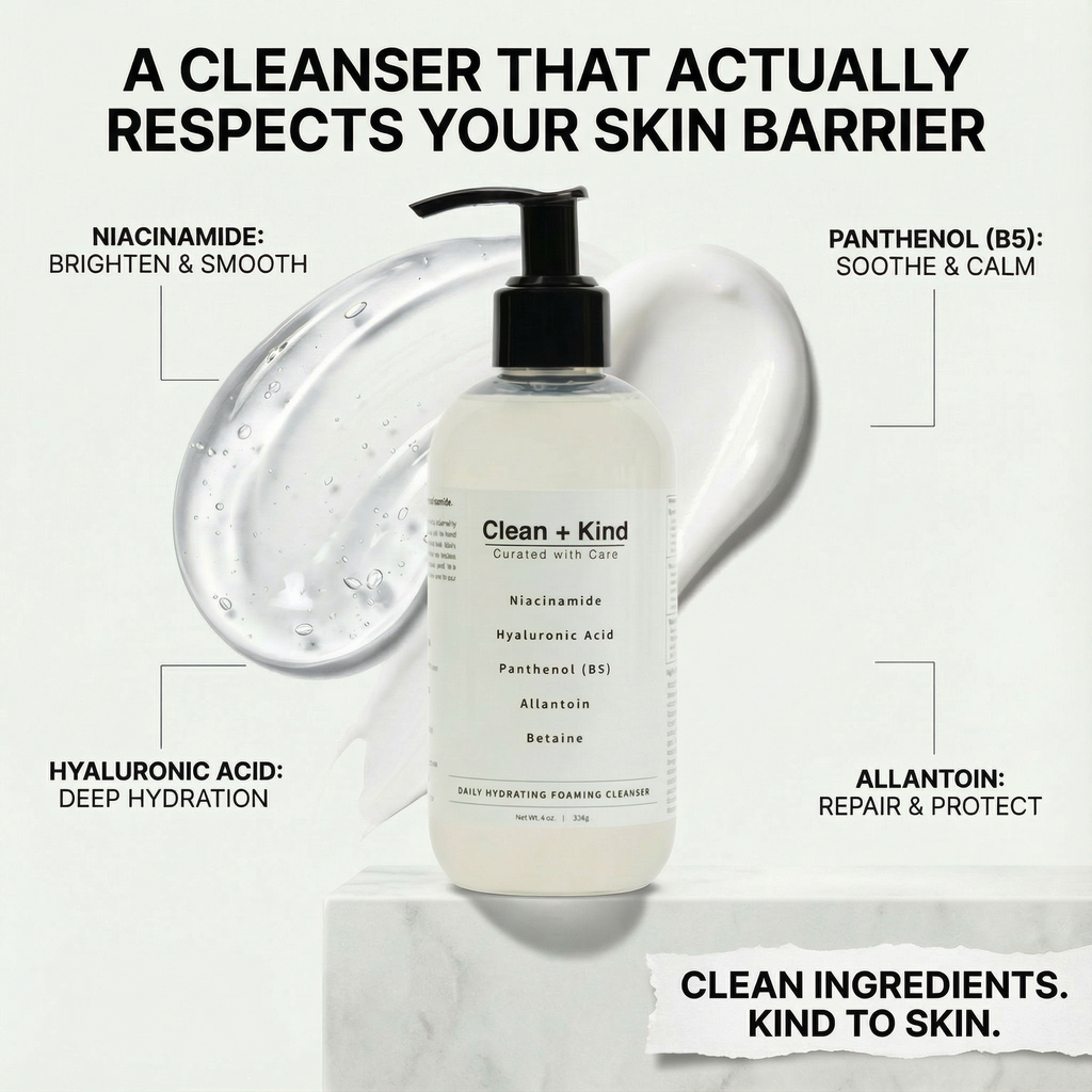 Daily Hydrating Foaming Facial Cleanser with Niacinamide - Image 2