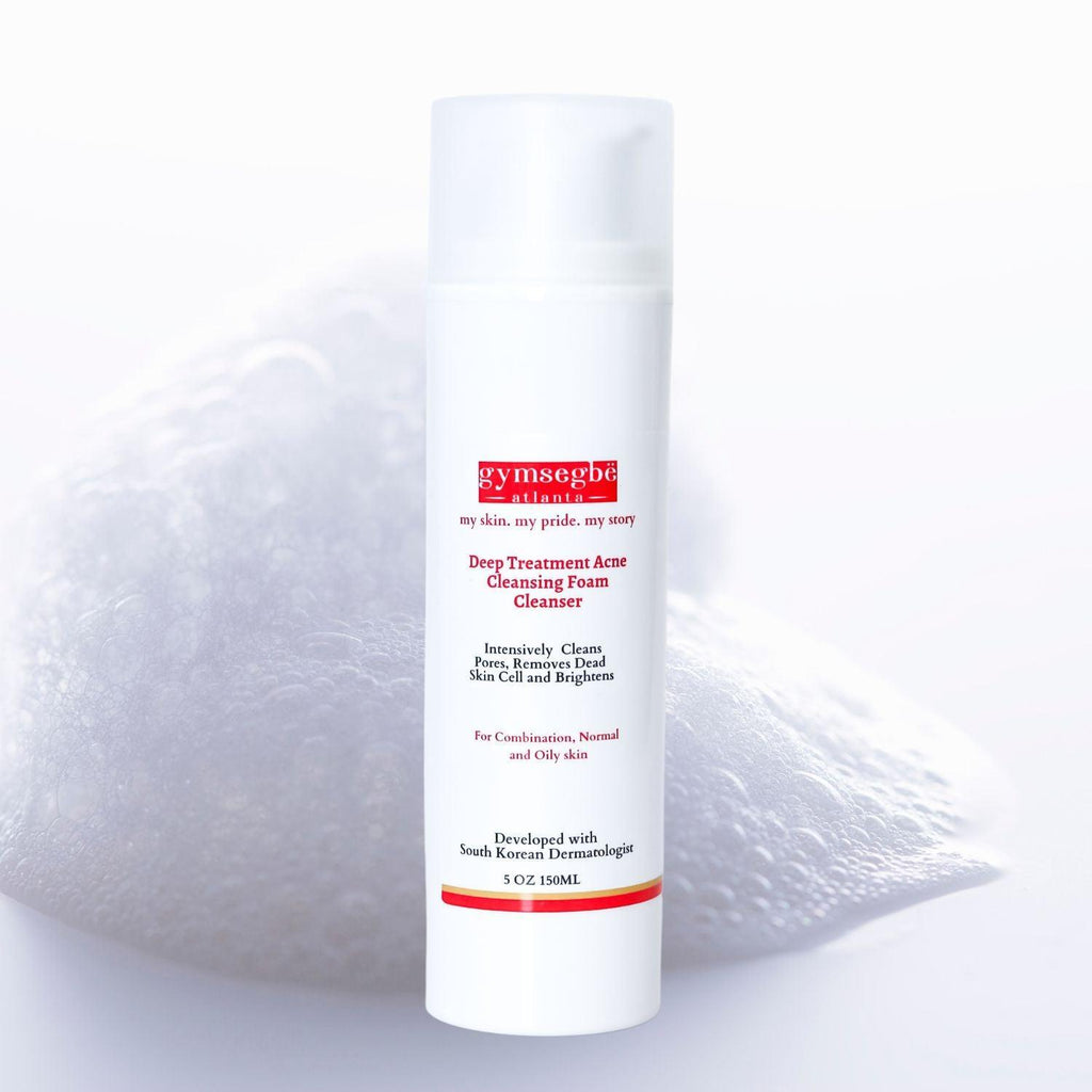 Deep Treatment Acne Cleansing Foam, Pore Clarifying Korean Wash