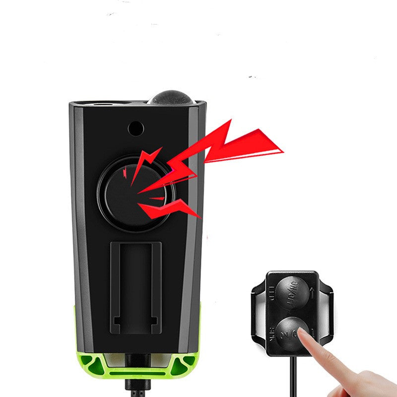4-in-1 Bike Light with Speedometer, Horn & 4000mAh Power Bank