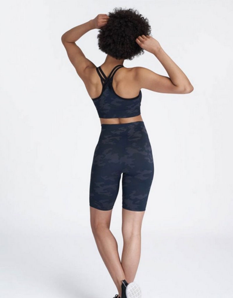 Look at Me Now High Rise Camo Bike Shorts Athletic Bodycon Knit