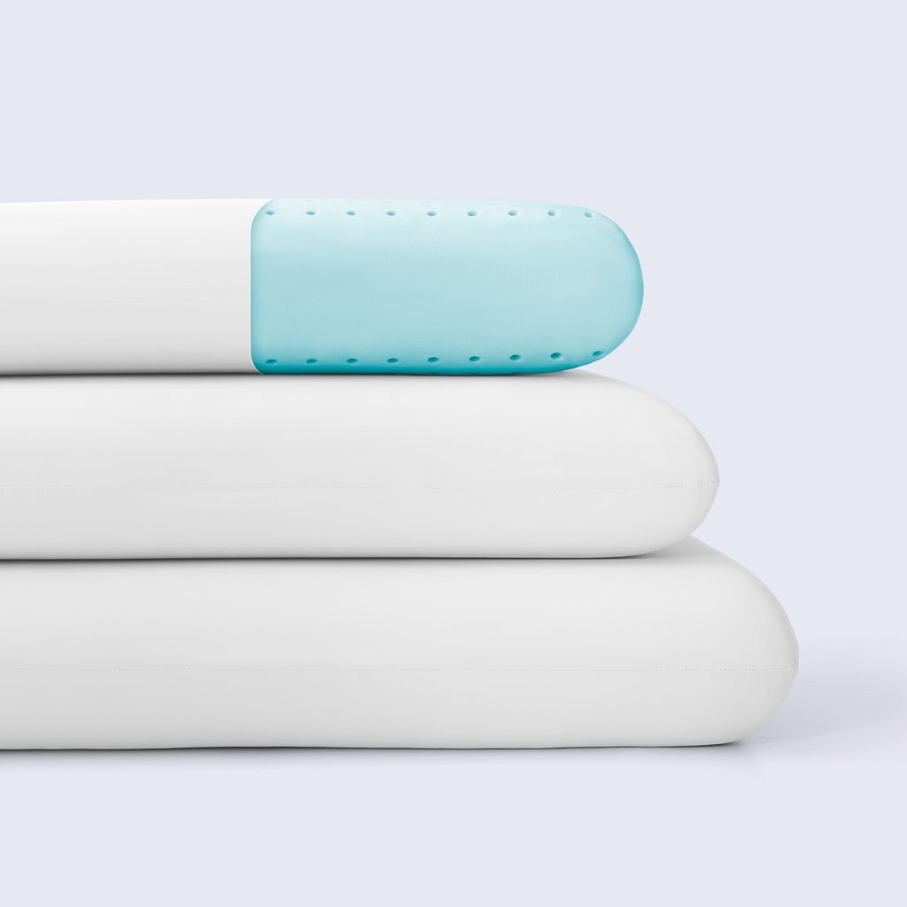 Cooling Memory Foam Pillow Perforated Breathable Bed Support - Image 2