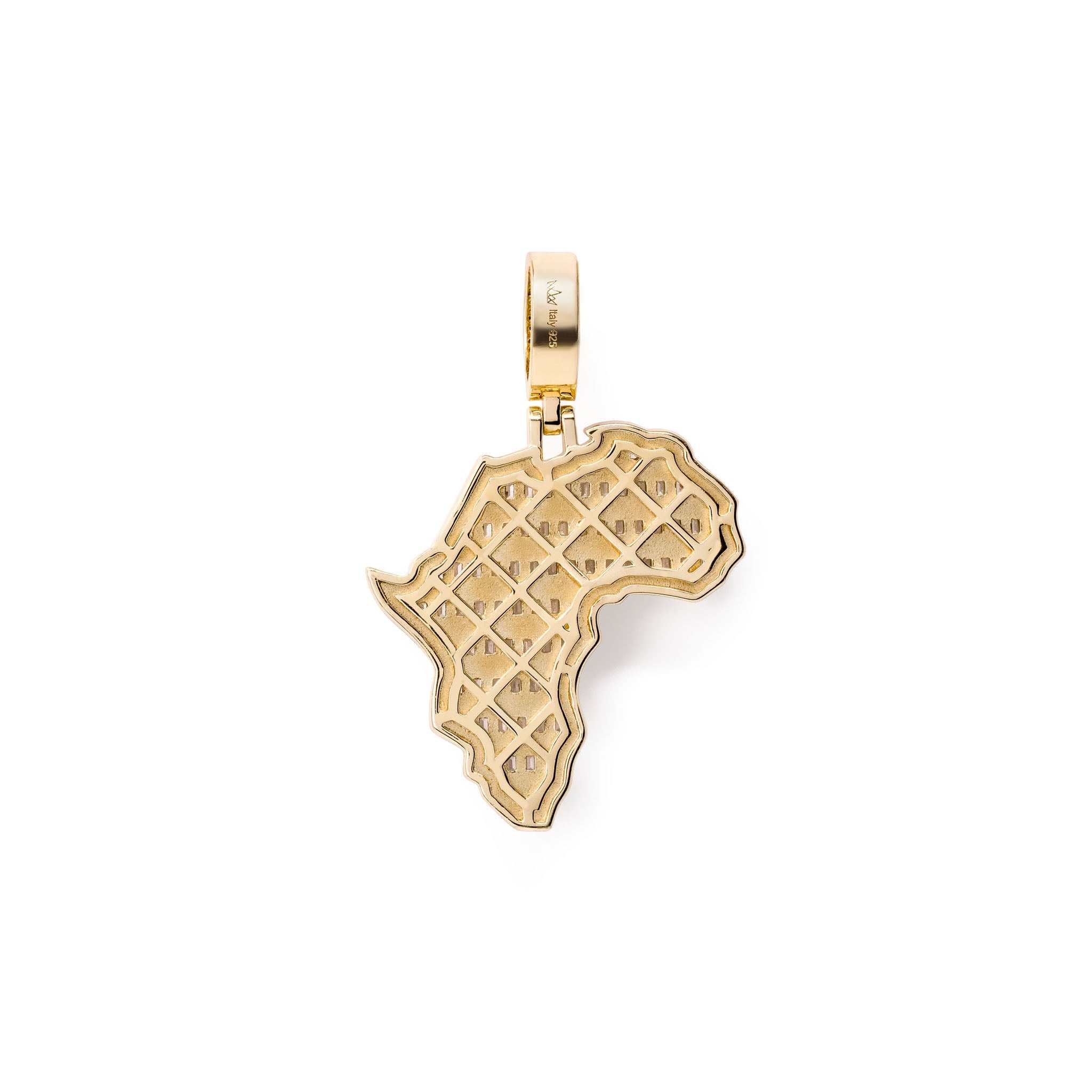Africa Pendant 925 Sterling Silver