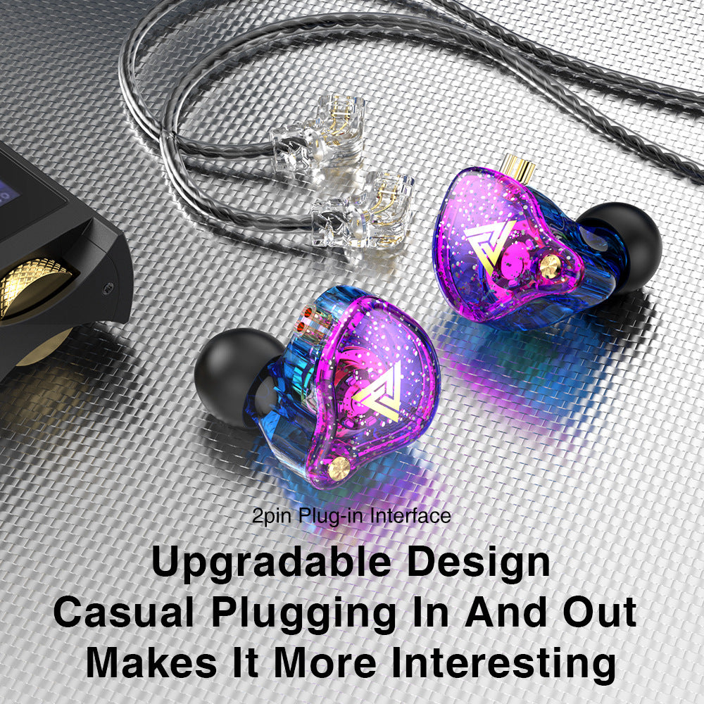 QKZ AK6 MAX HD Stereo Wired Earphones with Passive Noise Cancellation