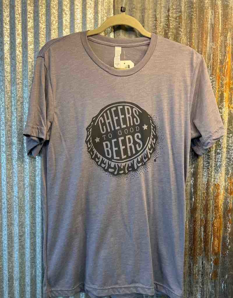 Cheers To Good Beers Storm graphic t-shirt in a soft cotton-polyester blend