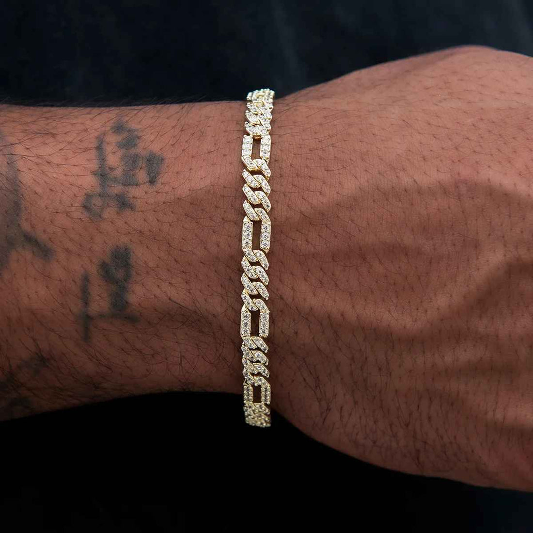 Aurelio Bracelet 6mm – Gold Plated 925 Silver VVS