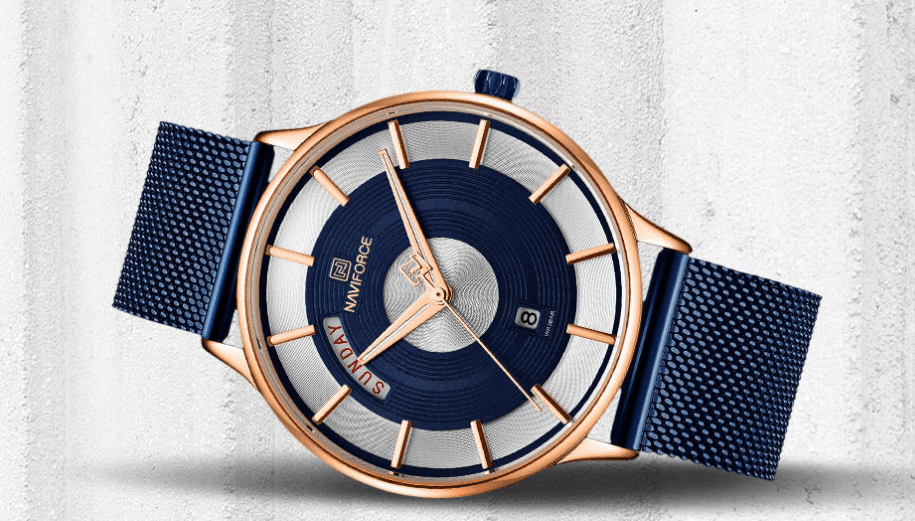 Minimalist Stainless Steel Analog Quartz Watch for Men