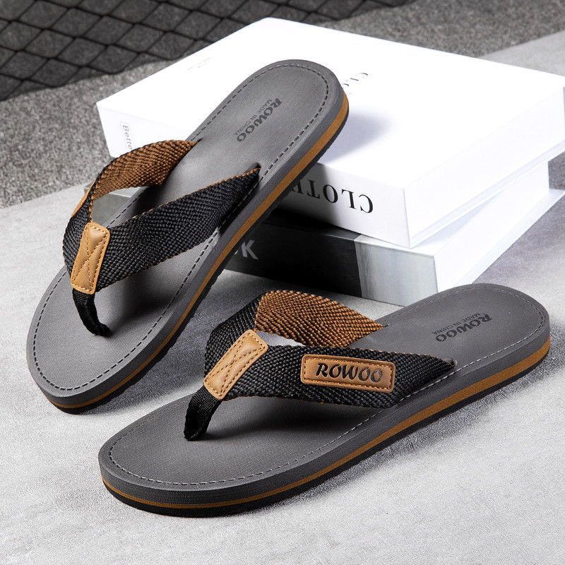 Comfortable Casual Summer Flip Flops with Cotton Straps