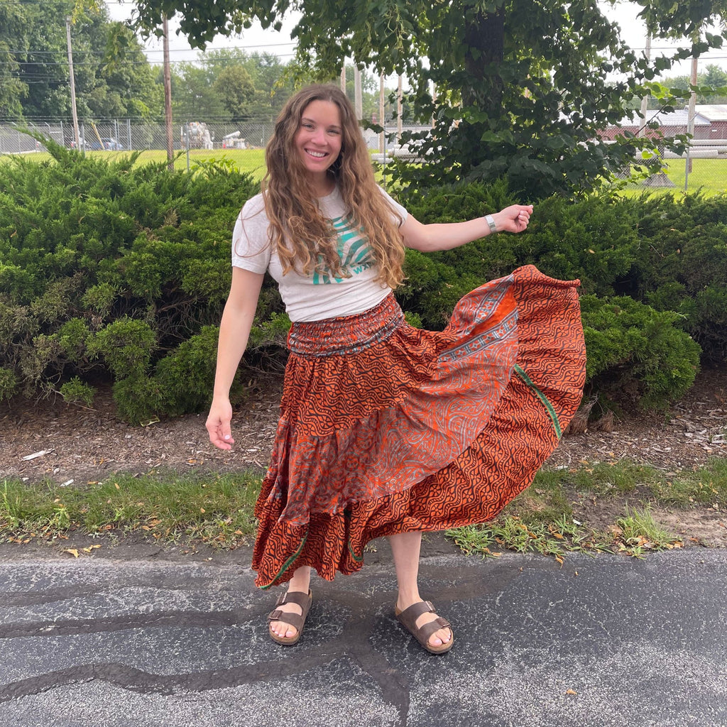 Sedona Patchwork Midi Dress: Bohemian A-Line Sleeveless Dress