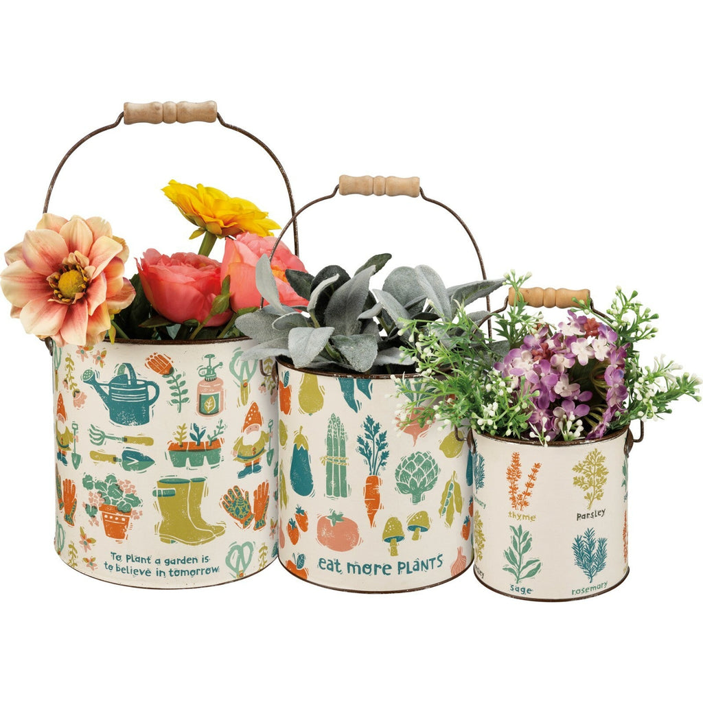 Garden Metal Bucket (Sold Separately)