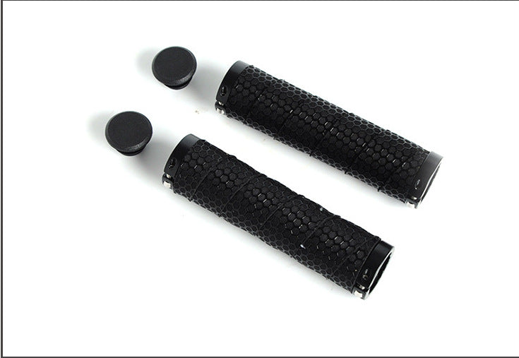 Anti-Skid Bicycle Handlebar Grips, Double Lock-On Comfort Grips