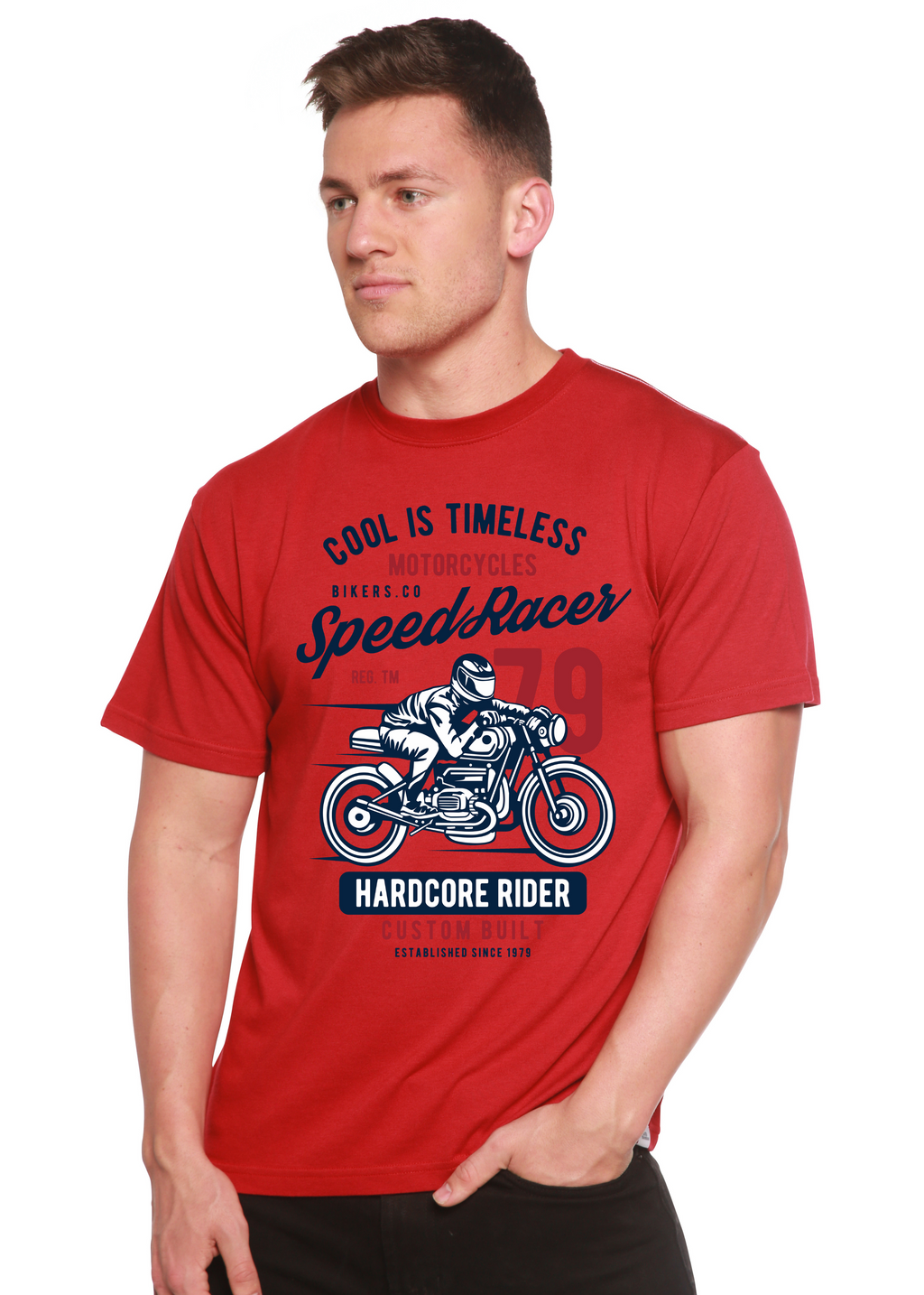Speed Racer Vintage Graphic Men's Bamboo Viscose T-Shirt