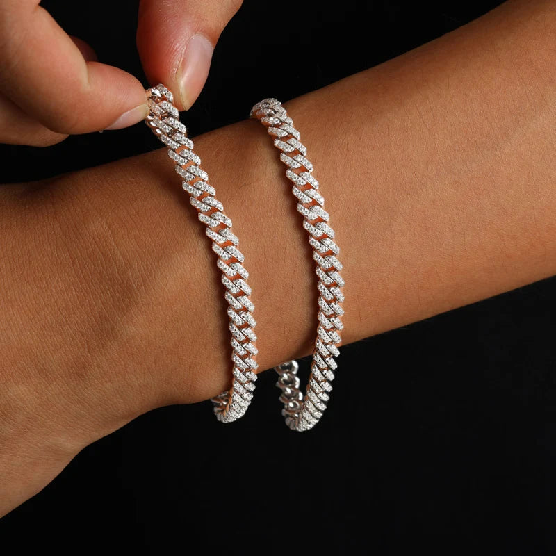 Maison de Lumière Bracelet - Moissanite Cuban Link Bracelet