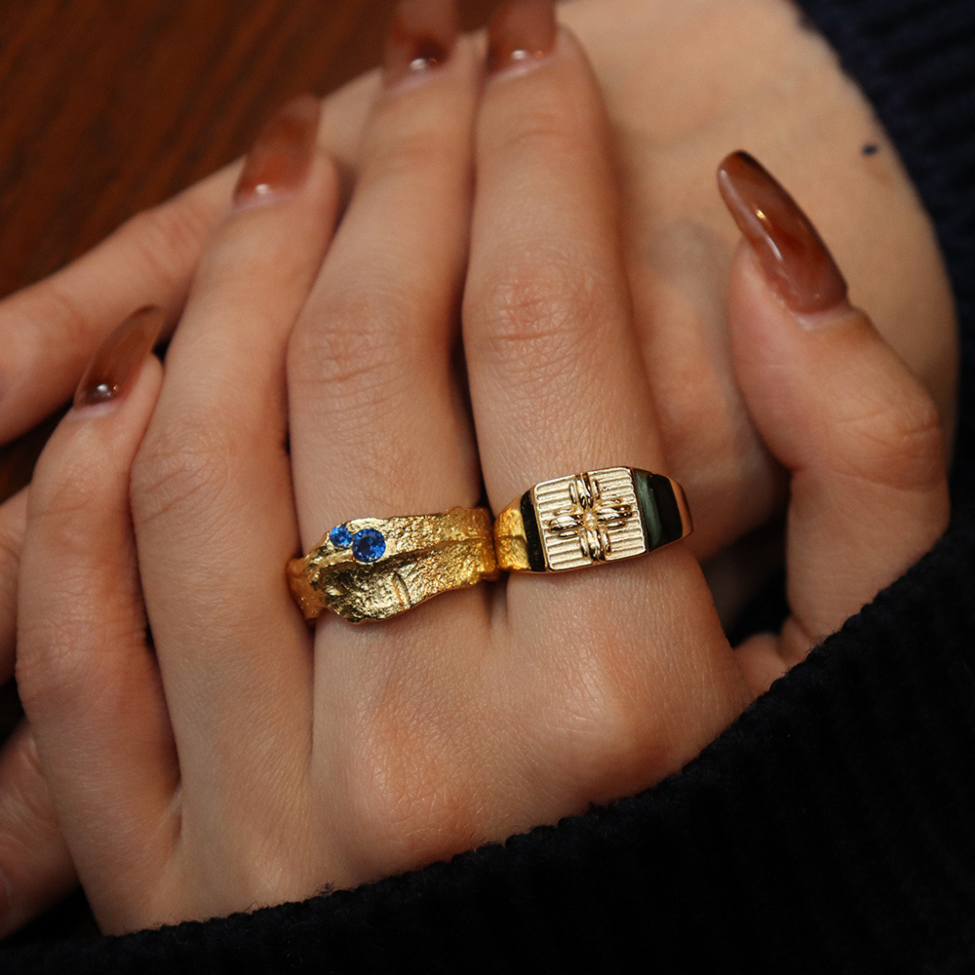 MARTHÉ ANDRÉ GOLD RING