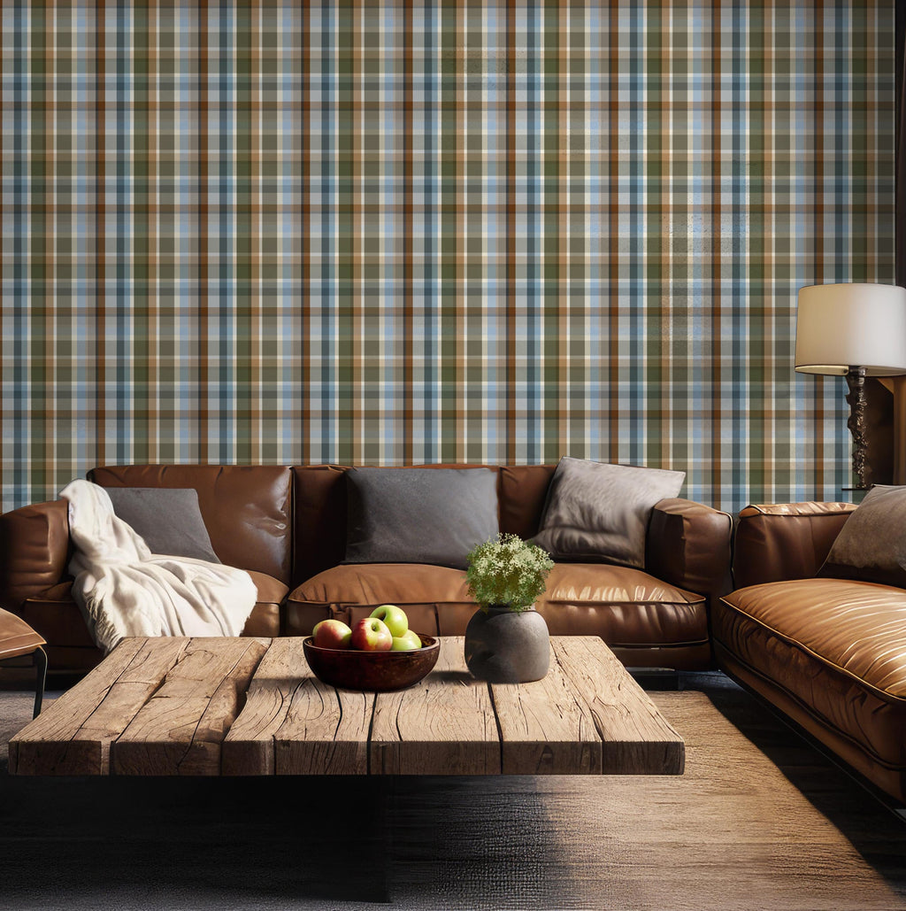 Samuel Removable Peel and Stick Wallpaper by Painted Hawk Design
