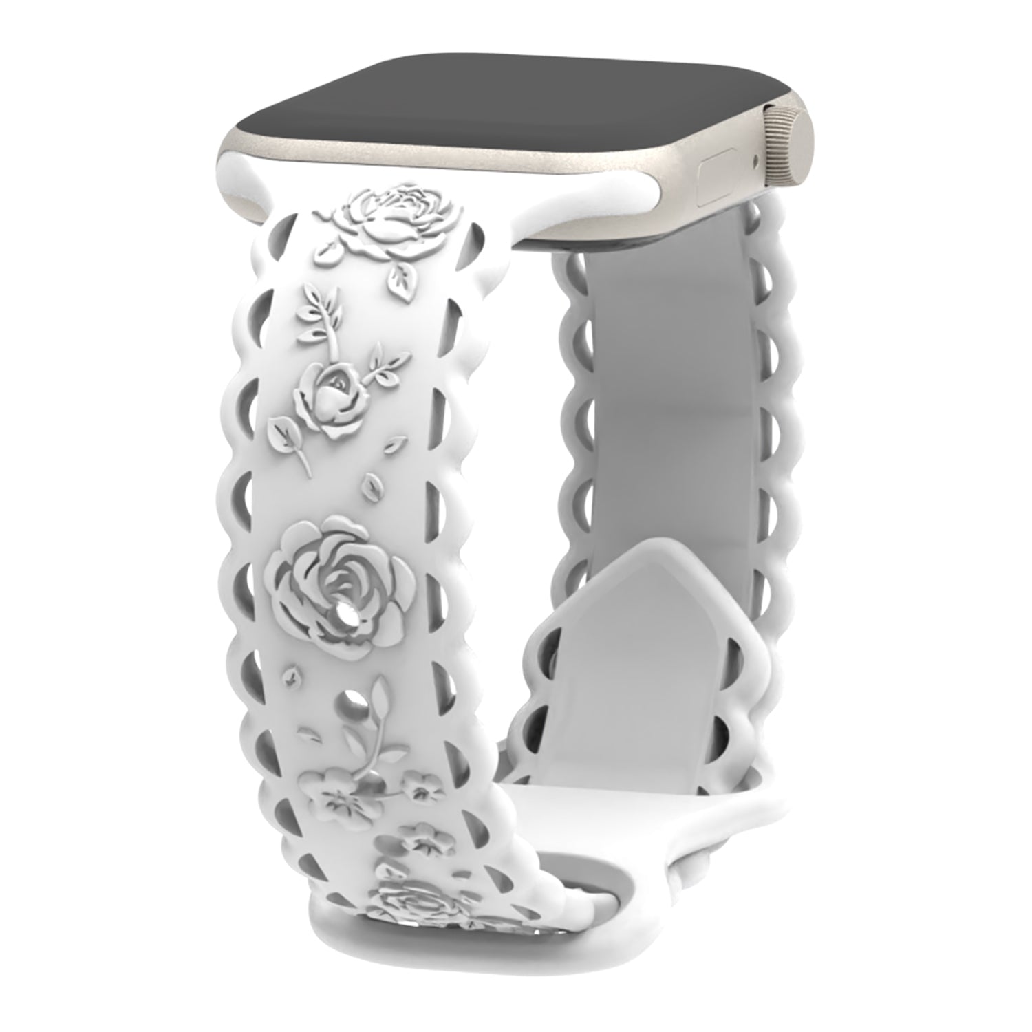 Rose Silicone Band